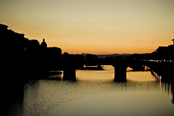 Abendrot in Florenz