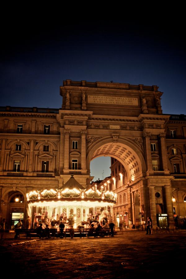 Karussell in Florenz