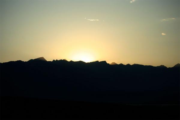 Sonnenuntergang bei Lone Pine