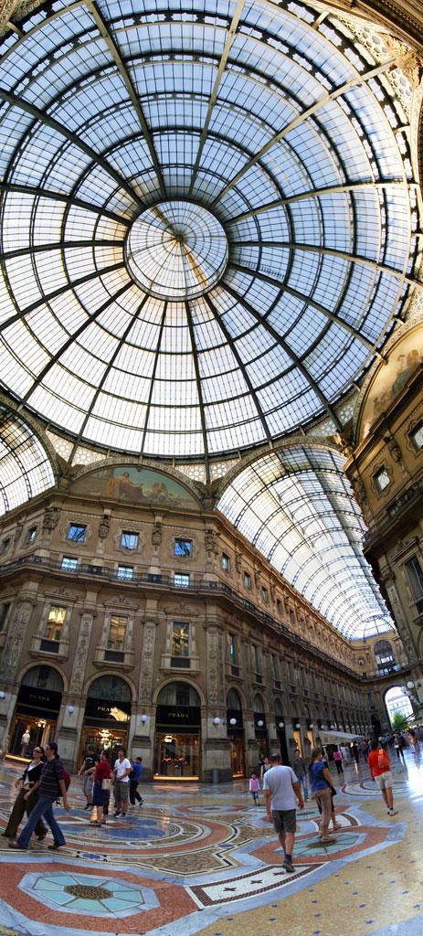 Galerie Vittorio Emanuele II, Mailand, Italien