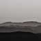 Mountain view bei Sonnenuntergang