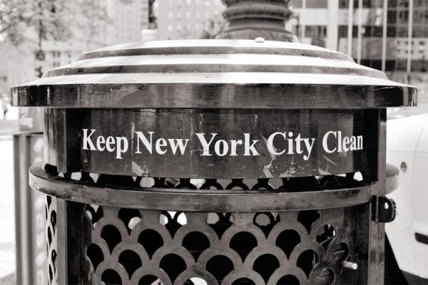 New York City: Keep it clean!