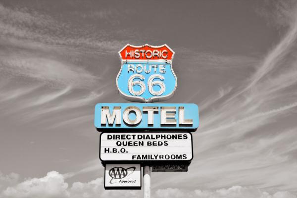 Route 66: Motel in Seligman