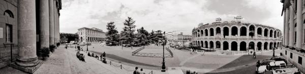 Piazza Bra, Verona, Italien